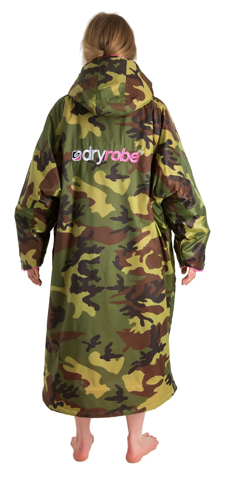 Dryrobe Long Sleeve Camo/Pink -6
